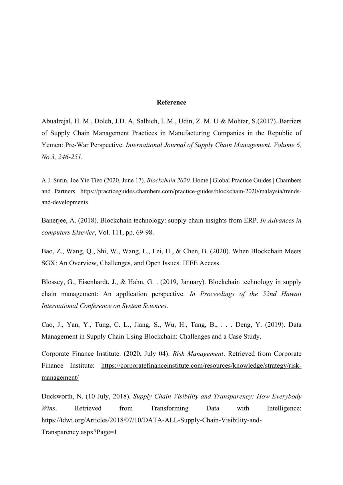 Blockchain Technology for Supply Chain Management - Page 40