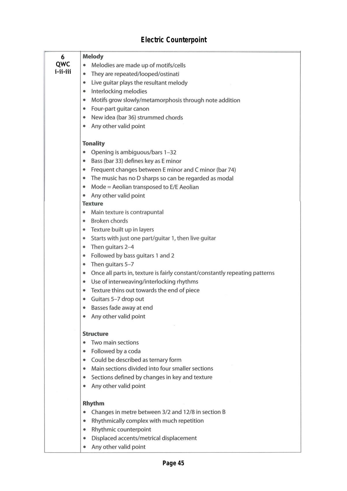 AQA GCSE Music - comprehensive notes - Page 0