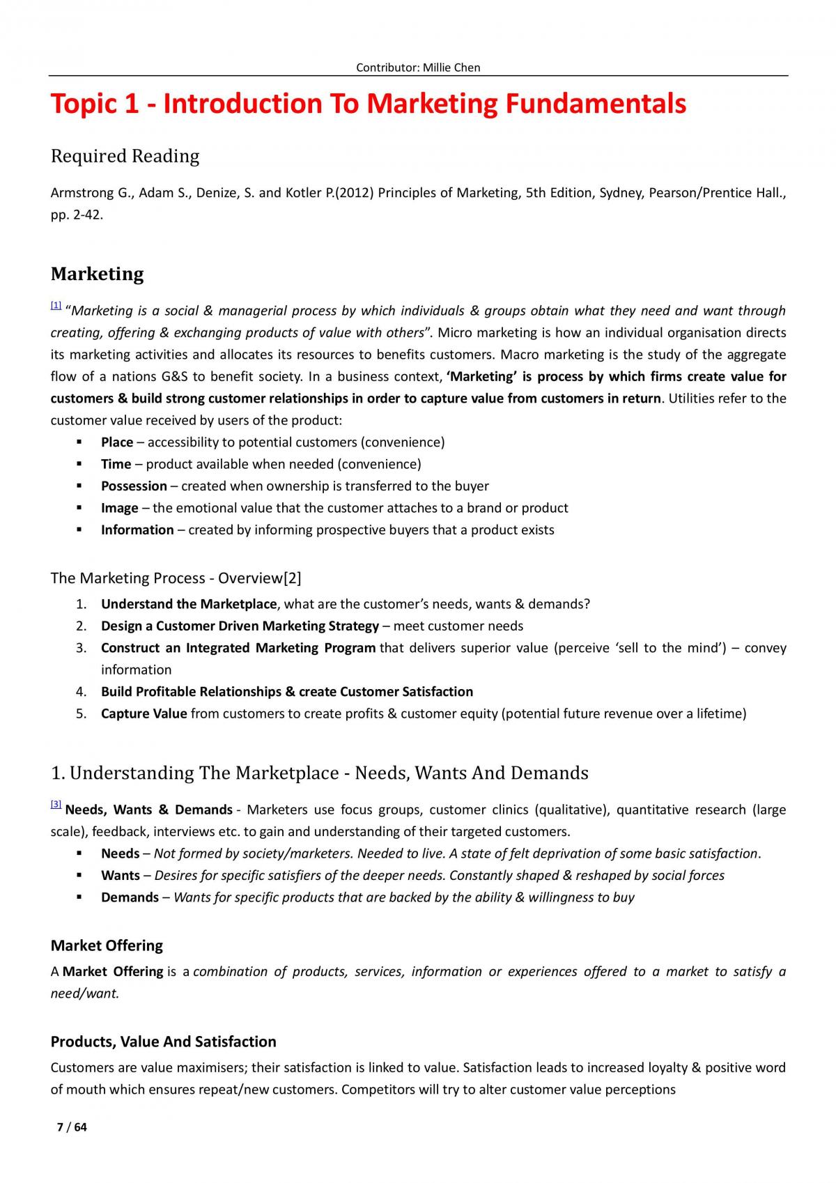 MARK1012 Final Study Notes - Page 8