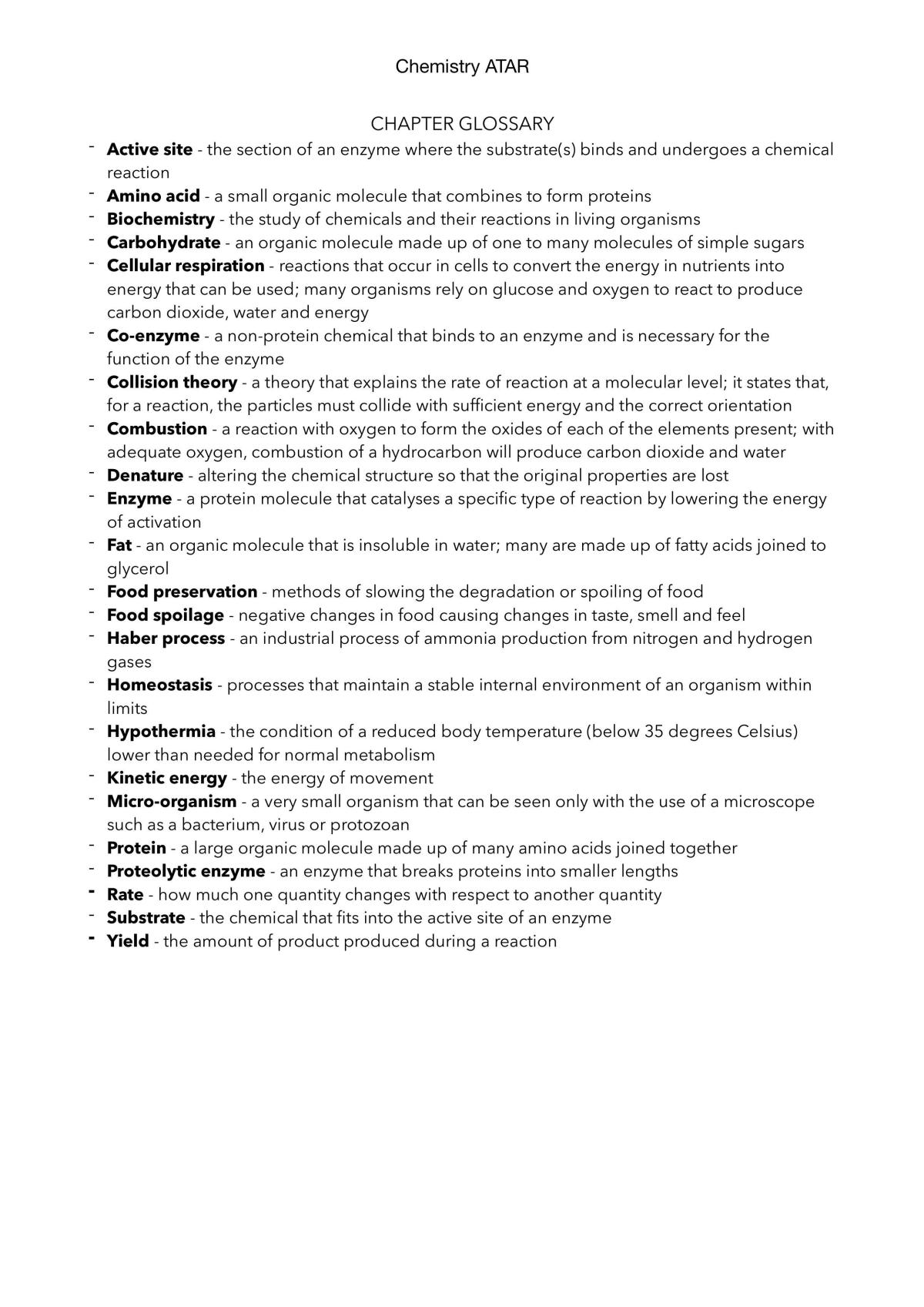 Chemistry Unit 1 Notes - Page 8