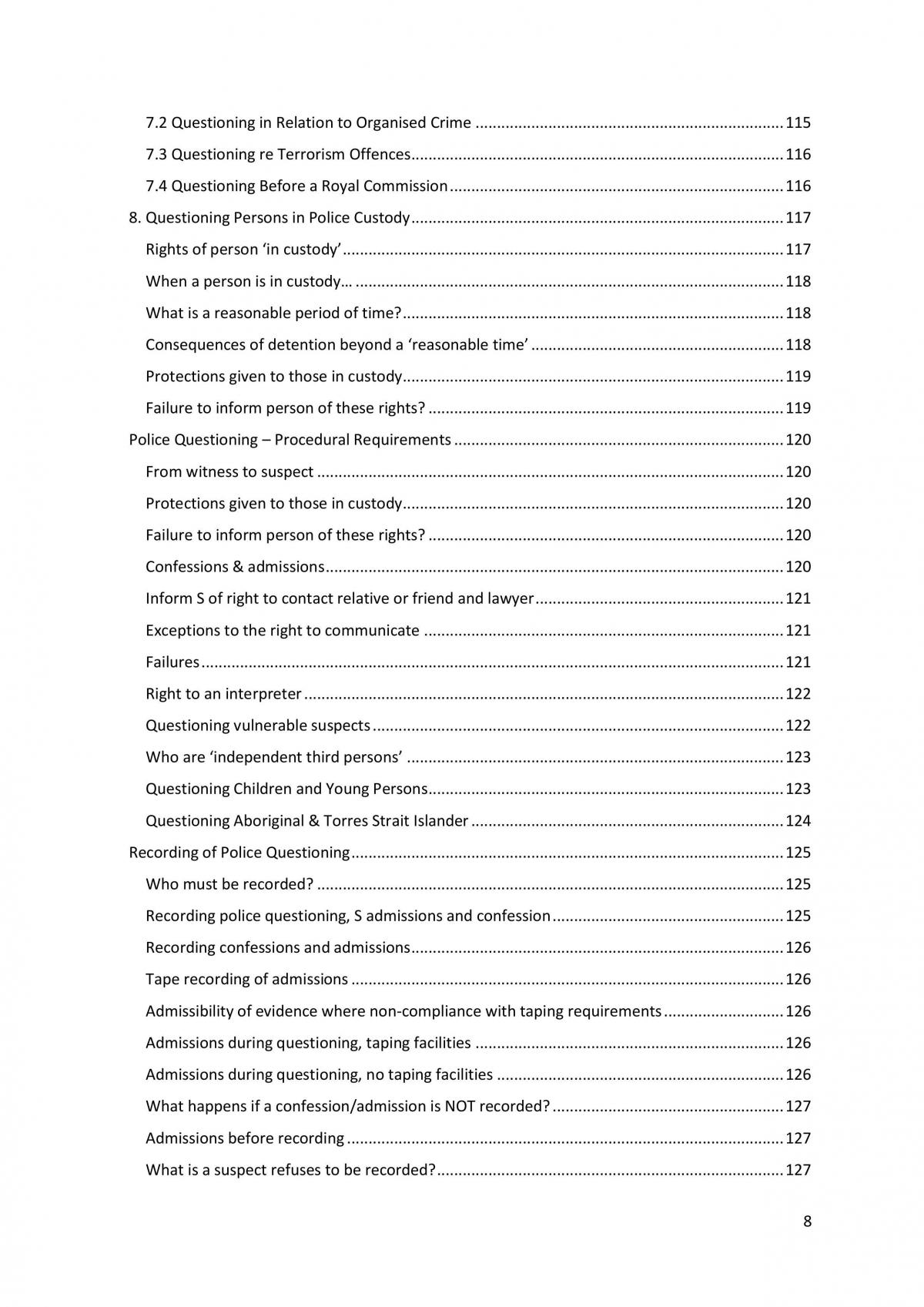 Criminal Procedure - Extensive and Thorough Notes - Page 8