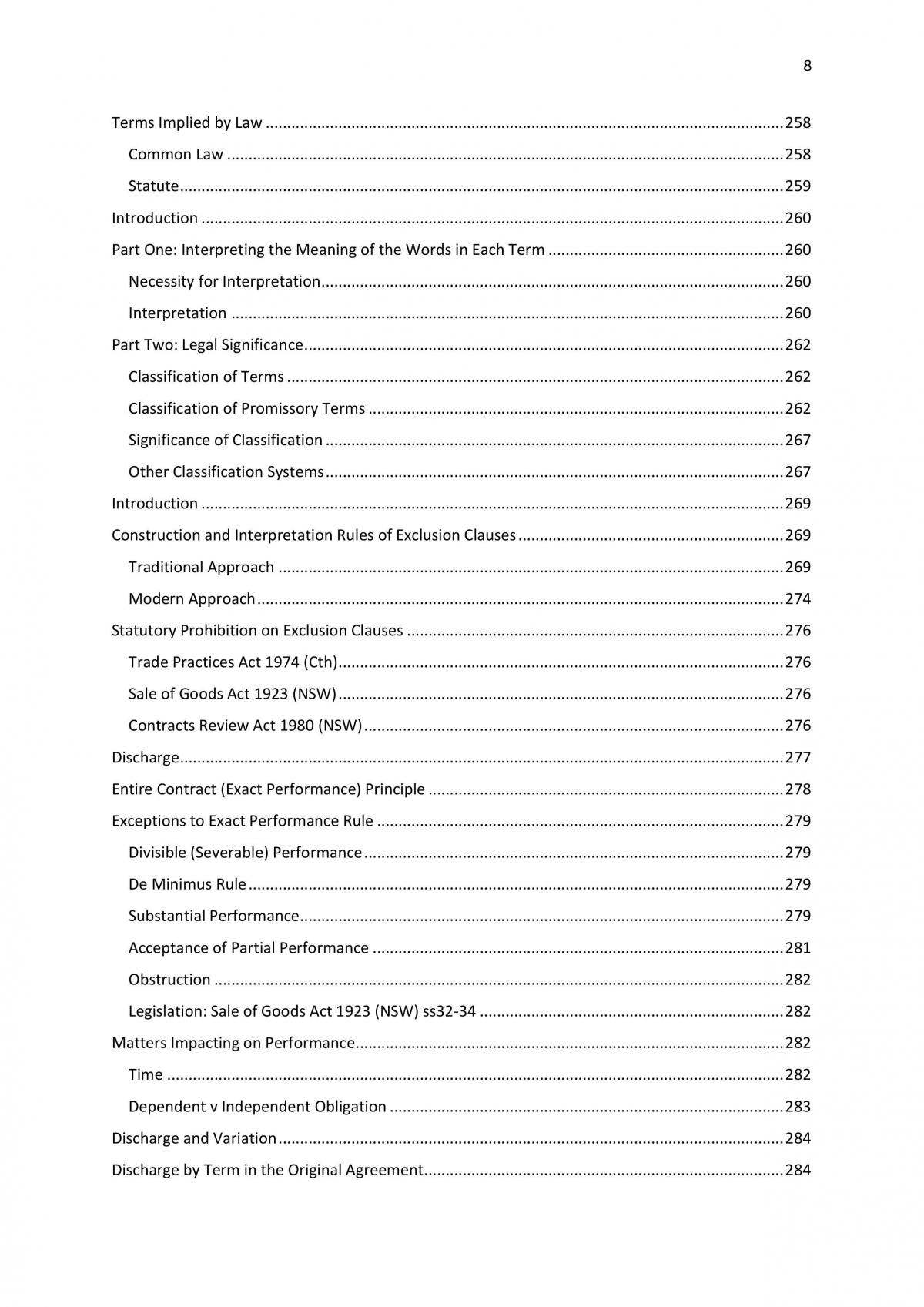 Contracts Full Exam Notes  - 358 Pages - Page 8