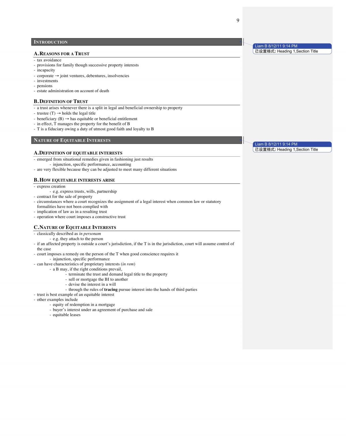 equity notes - Page 9