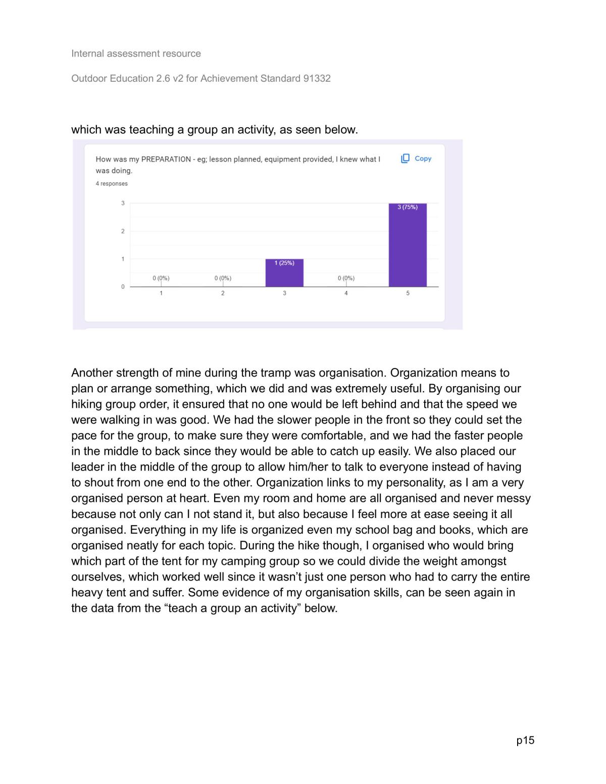 Level 2 Outdoor Education 91332  - Page 15
