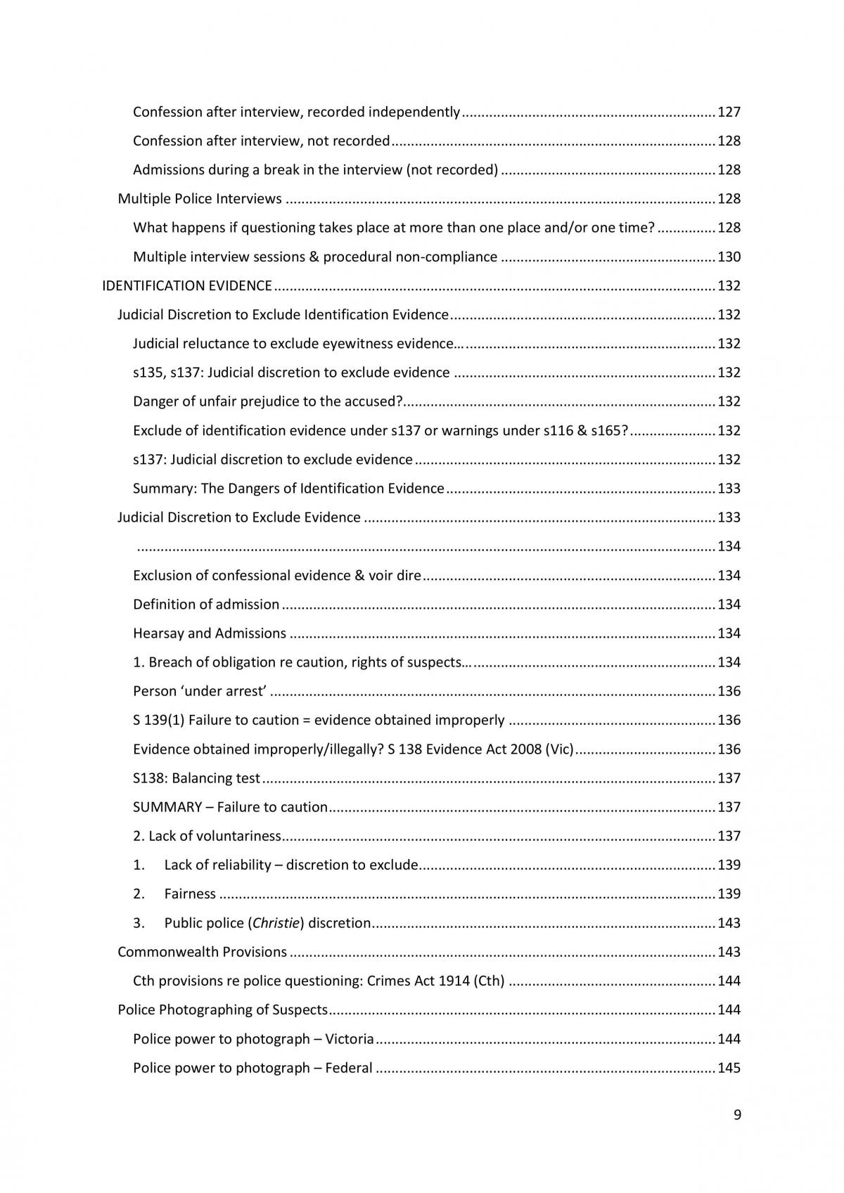 Criminal Procedure - Extensive and Thorough Notes - Page 9