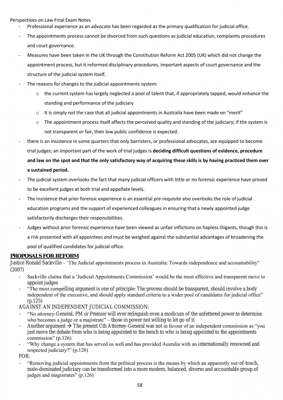 INDEPTH NOTES PERSPECTIVES ON LAW - Page 58